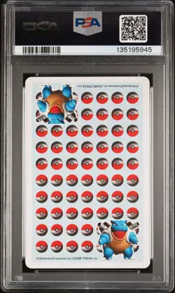 1998 POKEMON STADIUM BLUE VERSION PLAYING CARDS JACK OF CLUBS GASTLY PSA 10 - Image 2