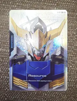 Gundam Card Game - Dual Impact - Resource R-017 C+ (Gundam Barbatos 1st Form) NM - Image 1