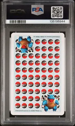 1998 POKEMON STADIUM BLUE VERSION PLAYING CARDS ACE OF CLUBS MEWTWO PSA 9 - Image 2