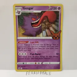 Gengar 057/198 Trick or Trade BOOster 2021 Promo Pokemon Card - Image 1