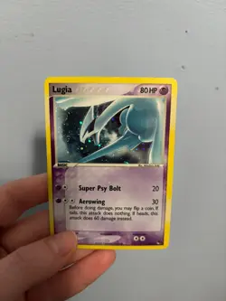 Lugia 2/17 2007 Pop Series 5 Pokemon Card TCG Promo Holo Rare Exclusive - LP-MP - Image 1