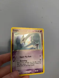 Lugia 2/17 2007 Pop Series 5 Pokemon Card TCG Promo Holo Rare Exclusive - LP-MP - Image 2