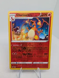 Charizard Rare Reverse holo Pokemon SWSH04: Vivid Voltage 025/185 Tcg Card LP - Image 1