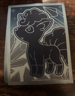 Pokemon TCG Silver Tempest Used 65Ct ETB Vulpix Card Sleeves - Image 1