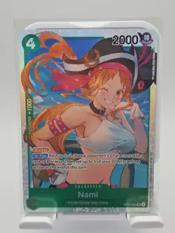 Nami SR One Piece TCG Card - Super Rare Holo Finish, The Azure Sea's Seven - Image 1