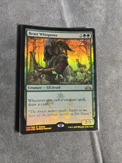 Beast Whisperer (Foil) - NM/M - MEDIA / Promo - GRN 123 - Guilds of Ravnica MTG - Image 1