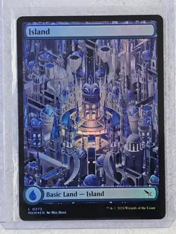 MTG Island #273 FOIL Full Art Murders at Karlov Manor Magic Card Land NM - Image 5