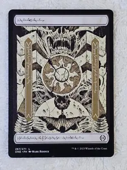 MTG Plains #267 Full Art Phyrexia All Will Be One 2023 Magic Card Land NM - Image 2
