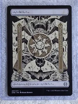 MTG Plains #267 Full Art Phyrexia All Will Be One 2023 Magic Card Land NM - Image 4
