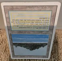 Mtg Revised Tropical Island - Heavy Play - Vintage - Image 5