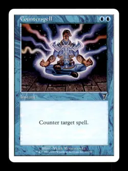 Counterspell LP Light Play Seventh Edition MTG [6400] - Image 1