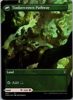 Cragcrown Pathway (Borderless) R Secret Lair Series 16 NM FOIL - Image 1