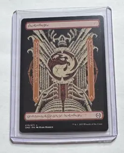 Phyrexian Mountain 270/271 Phyrexia: All Will Be One Full Art Land MTG NM/M - Image 1