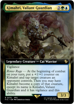 Kimahri, Valiant Guardian (Extended Art) - 0175 - Final Fantasy - MTG - Image 1