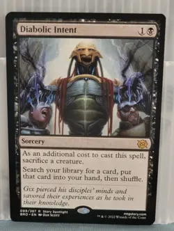 Mtg DIABOLIC INTENT NM BRO 89/287 -Argo- - Image 1