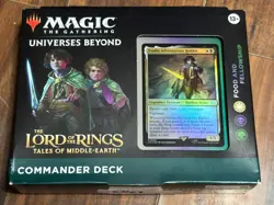 Magic The Gathering Commander Deck Lord of the Rings Frodo Food Fellowship NEW - Image 1