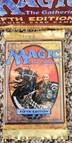 ✨Magic The Gathering 5th Edition Sealed Booster Pack 1997 MTG ✨ - Image 1