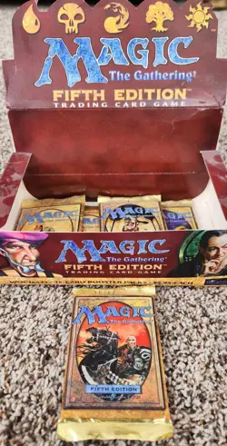 ✨Magic The Gathering 5th Edition Sealed Booster Pack 1997 MTG ✨ - Image 2