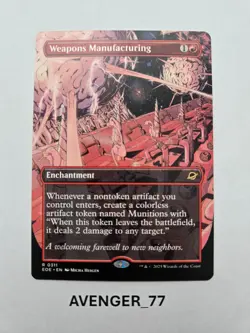 Magic Gathering MTG #0311 Weapons Manufacturing Borderless Edge of Eternities - Image 1