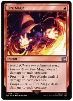 Fire Magic - 0136 - Final Fantasy - MTG - NM/M - Image 1
