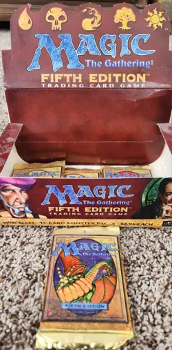 ✨Magic The Gathering 5th Edition Sealed Booster Pack 1997 MTG ✨ - Image 2