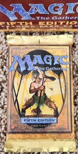 ✨Magic The Gathering 5th Edition Sealed Booster Pack 1997 MTG ✨ - Image 1