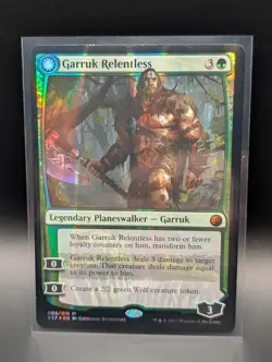 MTG - Garruk Relentless / Garruk, the Veil-Cursed - V17 9 - FOIL - NM - Image 1