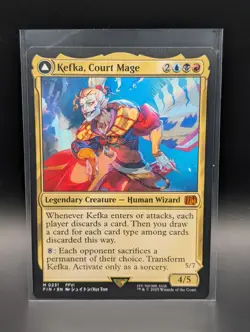 MTG - Kefka, Court Mage / Kefka, Ruler of Ruin - FIN #231 - Mythic - NM - Image 1