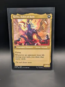 MTG - Kefka, Court Mage / Kefka, Ruler of Ruin - FIN #231 - Mythic - NM - Image 2