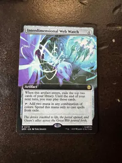Interdimensional Web Watch Marvel's Spider-Man Extended Art Rare - Image 1