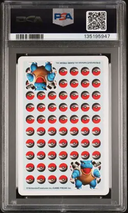 1998 POKEMON STADIUM BLUE VERSION PLAYING CARDS KING OF CLUBS GENGAR PSA 10 - Image 2