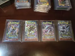 Pokemon TCG - XY BreakThrough - 4 Packs - Full Art Work Set - Image 1