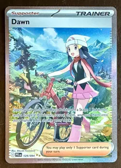 Pokemon Dawn 129/094 Phantasmal Flames Holo SIR Full Art Trainer - Image 1