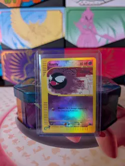 Vintage Pokemon TCG Reverse Holo Skyridge Gastly 57/144 LP E Reader Series - Image 1