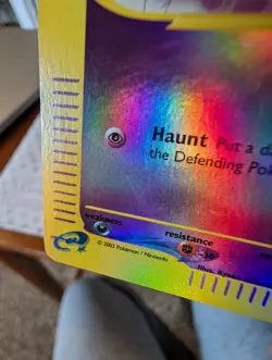 Vintage Pokemon TCG Reverse Holo Skyridge Gastly 57/144 LP E Reader Series - Image 2