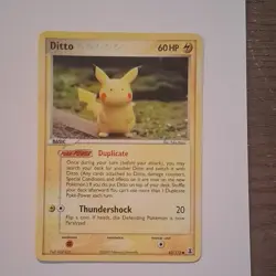 Pokemon Ditto 60HP 63/113 EX Delta Species Regular Common English TCG 2005 - Image 1