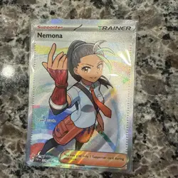 Pokemon TCG Nemona 229/091 - Ultra Rare Full Art - Paldean Fates - NM/Mint - Image 1