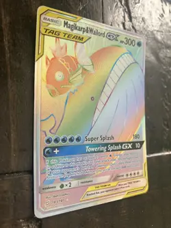 2019 Pokemon Magikarp & Wailord GX Team Up Secret Rare 183/181 - Image 2