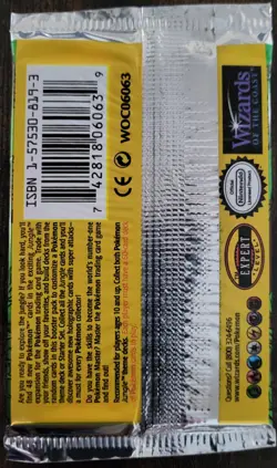 1999 Pokemon Jungle 1st Edition Booster Pack Scyther Art - NEW FACTORY SEALED - Image 2