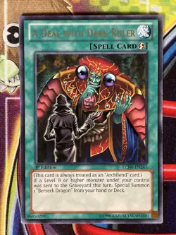 Yugioh A Deal With Dark Ruler LCJW-EN241 Single - Image 1