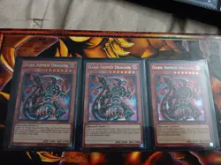 3x Dark Armed Dragon LCKC-EN068 Secret Rare Foil Mint Condition Unlimited... - Image 1