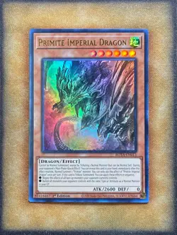 Yugioh Primite Imperial Dragon ROTA-EN013 Ultra Rare 1st Ed NM - Image 1