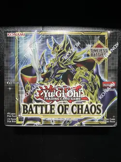 Yugioh! Battle of Chaos 1st Edition Booster Box Sealed - Image 1