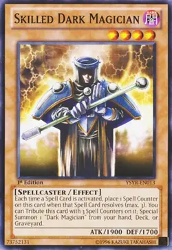 Skilled Dark Magician - YSYR-EN013 - Common - 1st Edition x1 - Lightly Played - Image 1