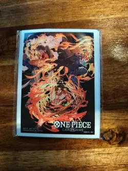 One Piece Luffy Ace Sabo Sleeves Sealed English Championship 50ct - Image 2