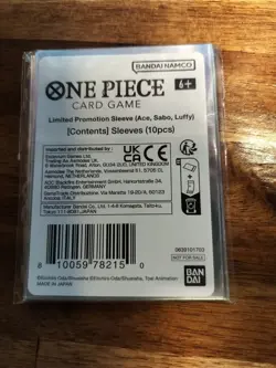 One Piece Luffy Ace Sabo Sleeves Sealed English Championship 50ct - Image 3