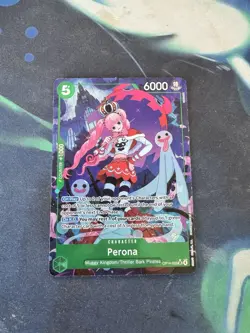 Perona OP14-033 Alternate Art - The Azure Sea’s Seven One Piece TCG English - Image 1