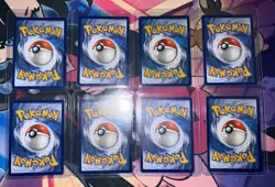 Pokemon TCG 8 Card Lot Secret Illustration Rare Erika, Gold Teal Mask, Rainbow - Image 2