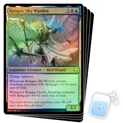 FOIL KANGEE, SKY WARDEN X4 Commander Legends Magic MTG MINT CARD - Image 1