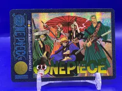 Luffy ONE PIECE Visual Adventure Holo Rare Card TCG Japanese 2000 Vintage #28 AI - Image 2